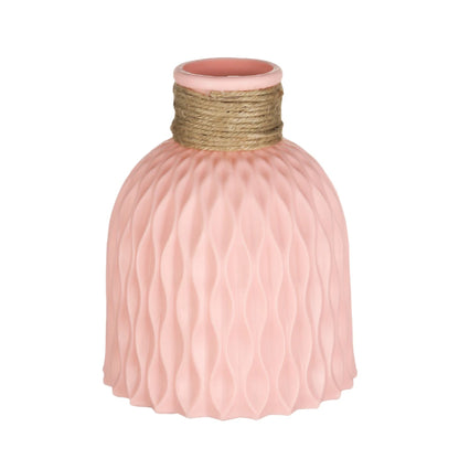 Plastic Vases Home Decor Anti-ceramic Vases Imitation Rattan Flower Vase European Wedding Modern Decorations Unbreakable Basket
