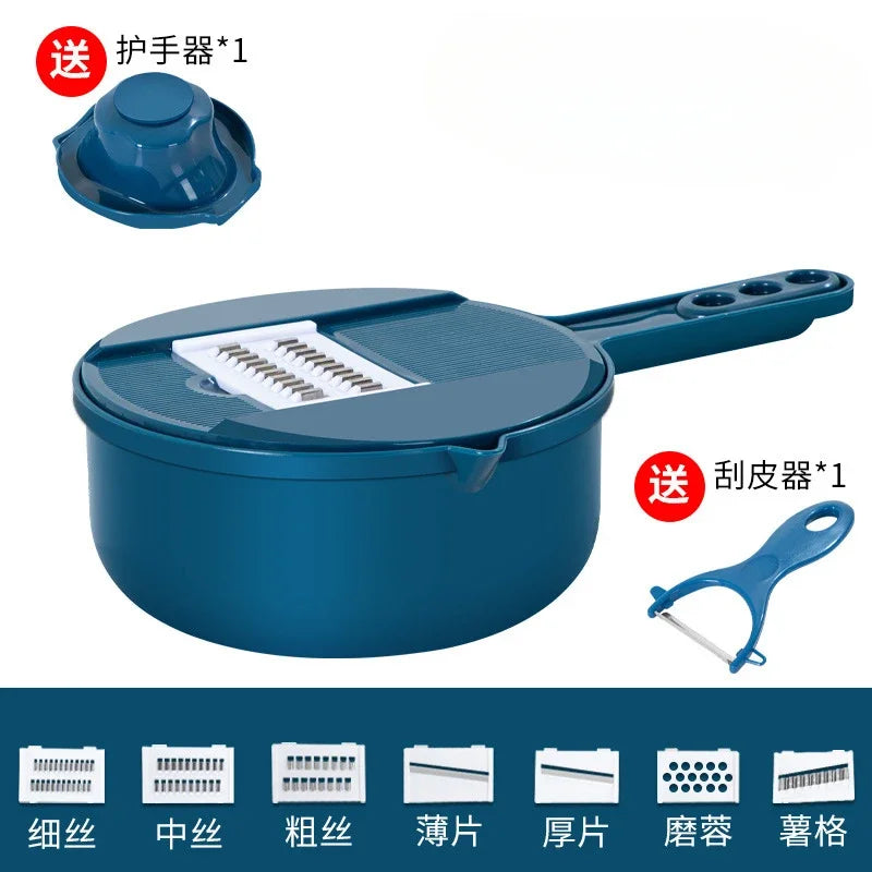 Kitchen Manually Cut Shred Grater Salad Vegetable Chopper Carrots Potatoes for Convenience Vegetable Tools  Manual Shredder