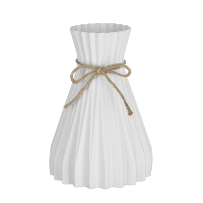 Plastic Vases Home Decor Anti-ceramic Vases Imitation Rattan Flower Vase European Wedding Modern Decorations Unbreakable Basket