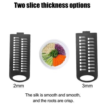 HILIFE Multi-function Fruit Cutter Grater 6 Blades Slicer Cooking Tool Sets Vegetable Mandoline Slicer Kitchen Gadget