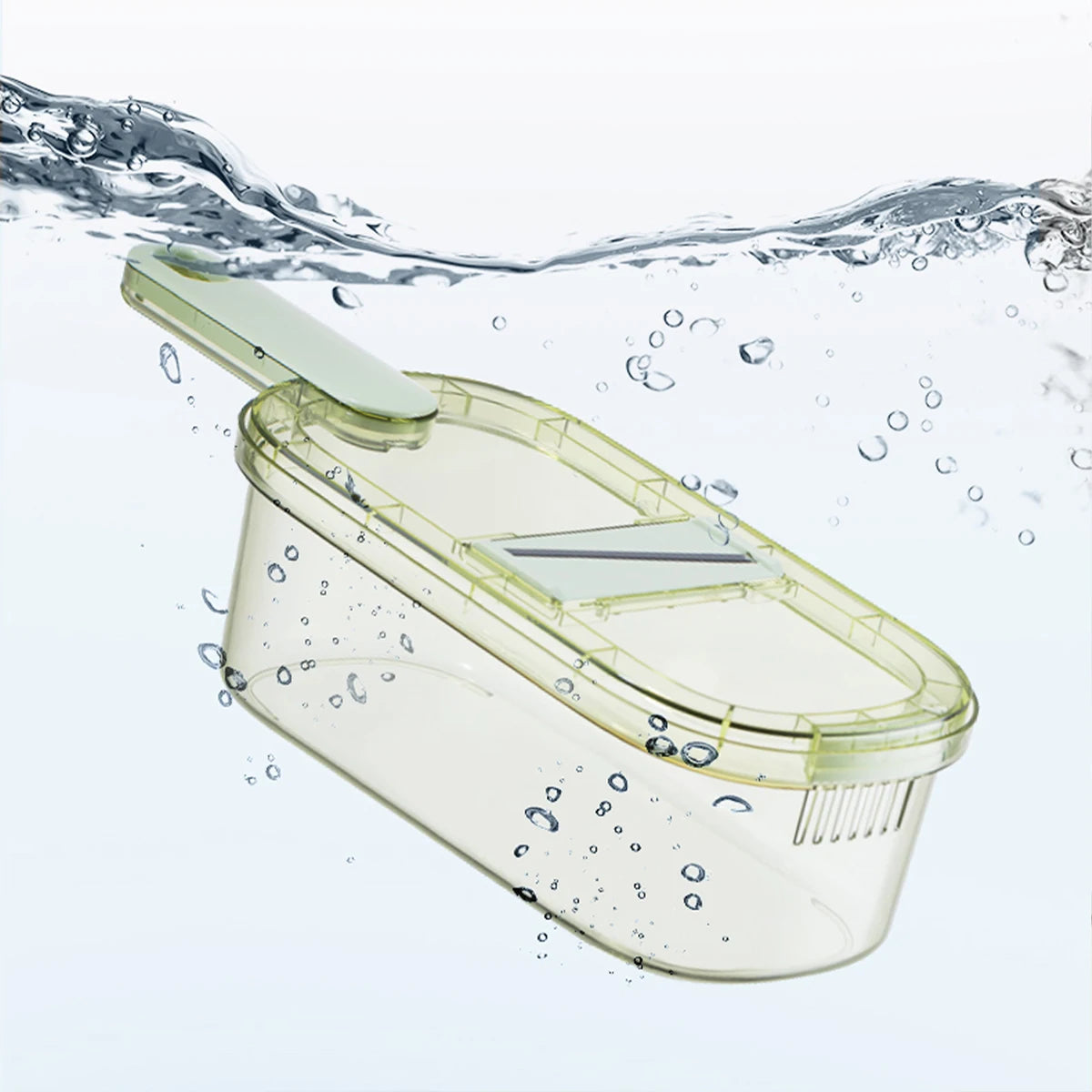 WMMO Multifunctional Grater with Handle, 420 Stainless Steel Blade, Vegetable Fruit Cheese Shredding Kitchen Gadget