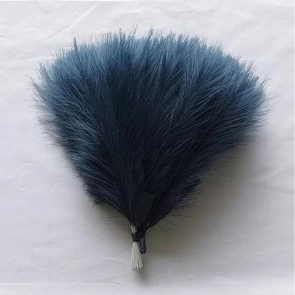 10pc 14in Pampas Grass Artificial Flowers Faux Reed Feather Fake Flower DIY Accessories Boho Home Room Wedding Floral Decoration