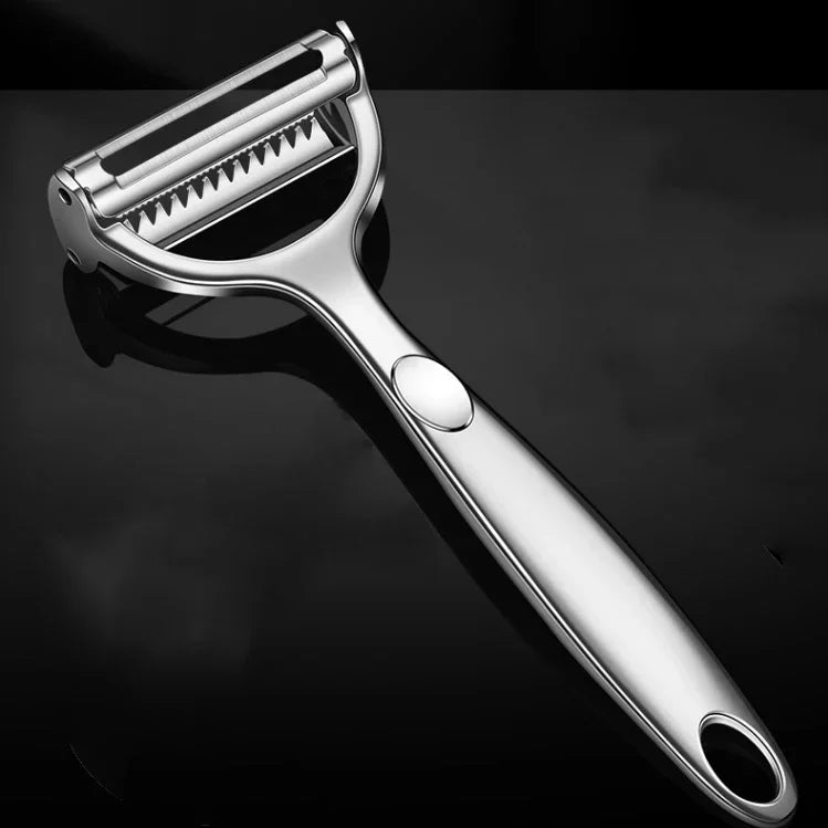 Kitchen Vegetable Peeler Stainless Steel Melon Planer Double-Head Peeler Household Multiple-Function Fruit And Vegetable Peeler