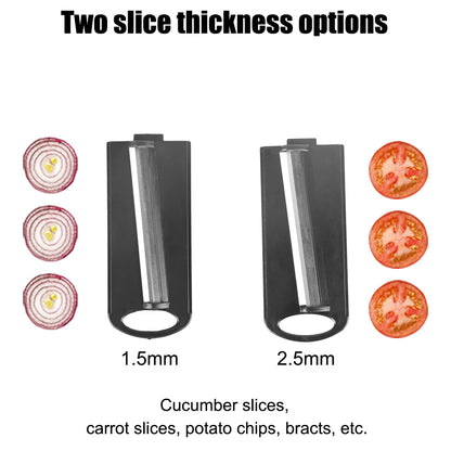 HILIFE Multi-function Fruit Cutter Grater 6 Blades Slicer Cooking Tool Sets Vegetable Mandoline Slicer Kitchen Gadget