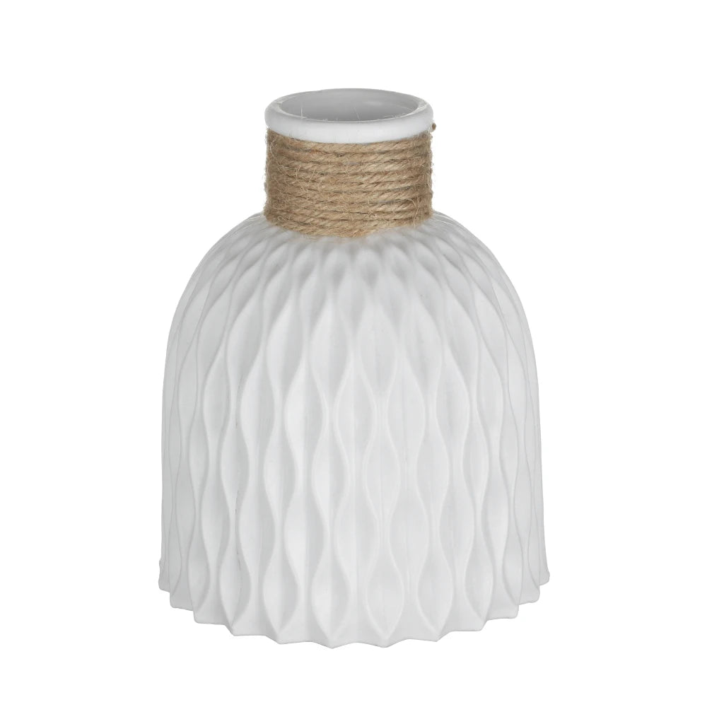 Plastic Vases Home Decor Anti-ceramic Vases Imitation Rattan Flower Vase European Wedding Modern Decorations Unbreakable Basket